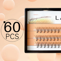 60 Clusters 10D Fish Tail Eyelash Extension DIY Lash