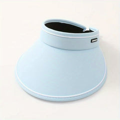 Wide Brim Casual Visor Hat UV Protection