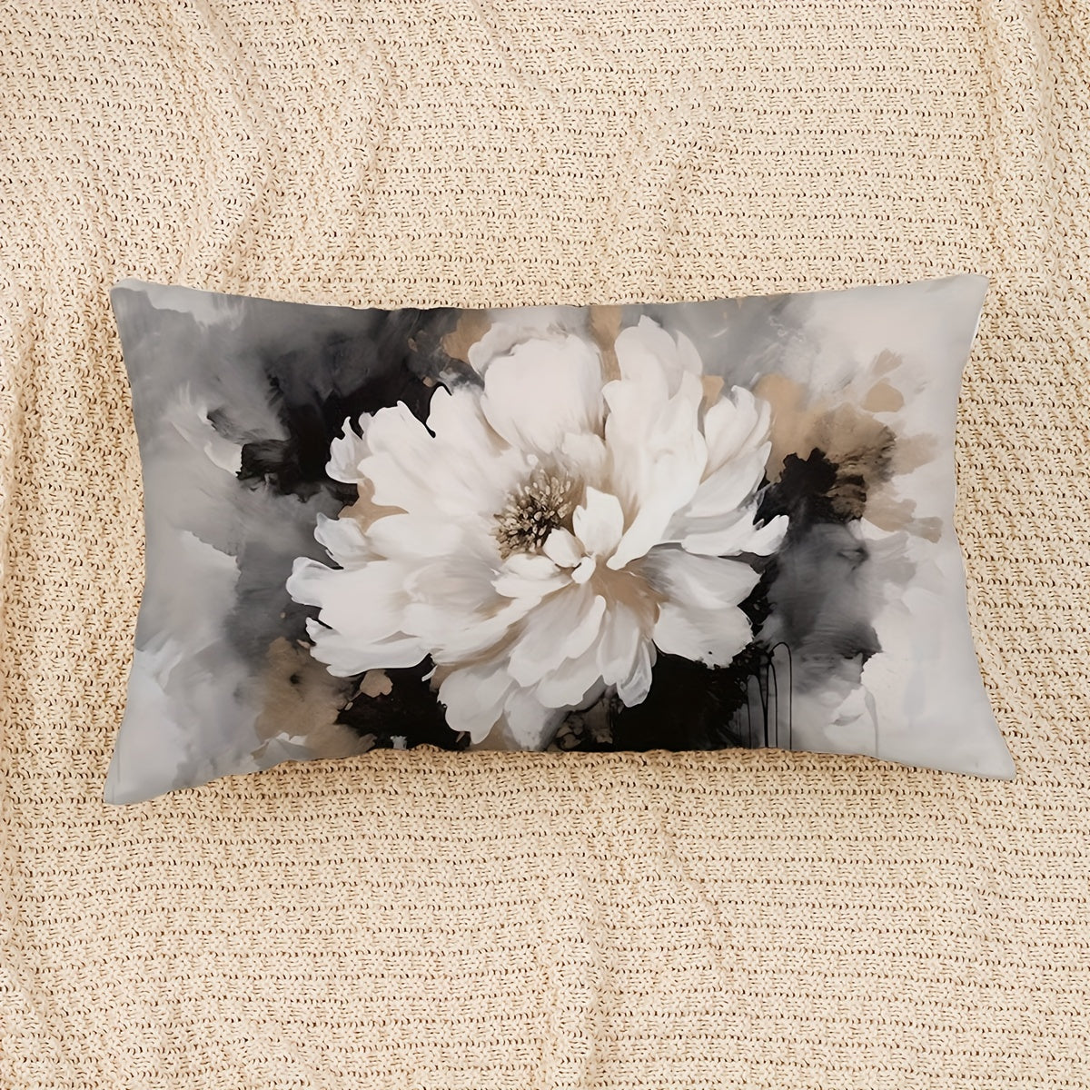 Vintage Flower Throw Pillow Covers Double Sided Printed Throw Pillowcase