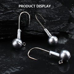 50pcs 7g 20g Fishing Hook Set Stiffened Jig Head Hooks Barbed Hooks