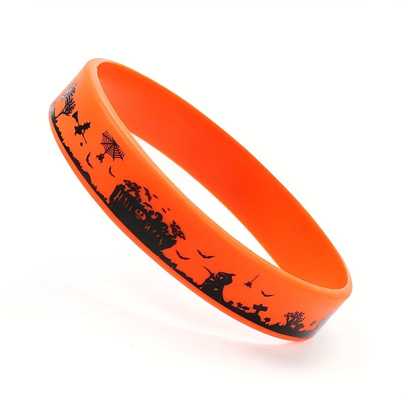 Halloween Bracelet Carnival Night Western Traditional Ghost Party Silicone Brace