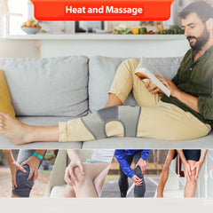 USB Heating Knee Pad Vibration Massage Warm Knee Pads For Elderly