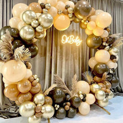 Coffee Balloon Ring Set for Party & Wedding Arch Kit