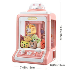 Mini Doll Grabbing Machine for Kids with Music Toy