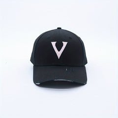 Ripped Baseball Cap Hip Hop Cotton Sun Hat Unisex Couple Dad Hats