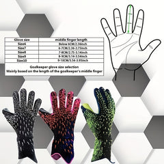 Strong Grip Soccer Goalie Gloves with Finger Protection