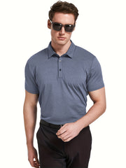 Men's Solid Quick drying Moisture Wicking Short Sleeve Shirt