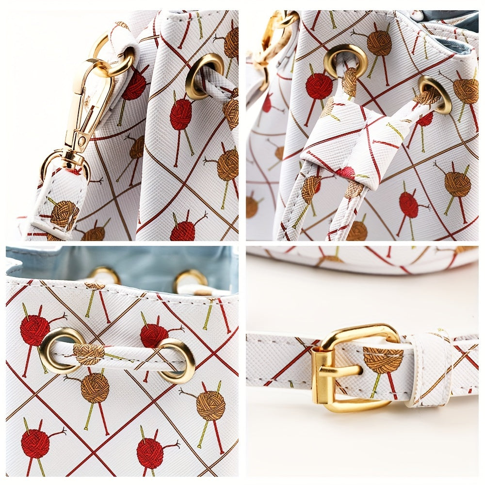 Adjustable Travel Knitting Yarn Storage Bag