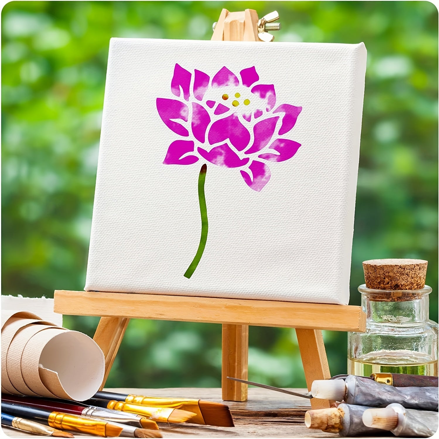 Reusable Painting Template for Wooden Wall Decoration