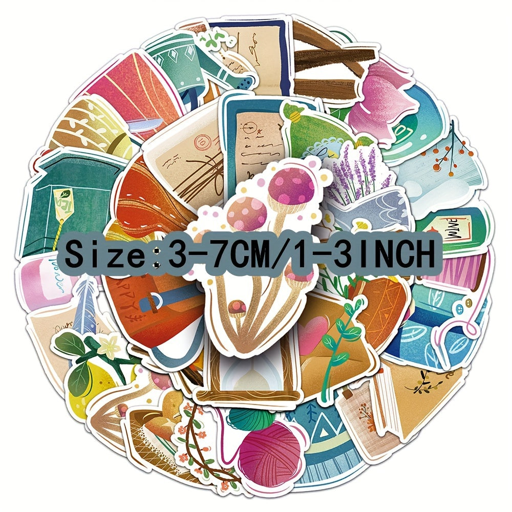 50pcs Line & Texture Graffiti Stickers for Laptop Helmet Desktop Water Cup