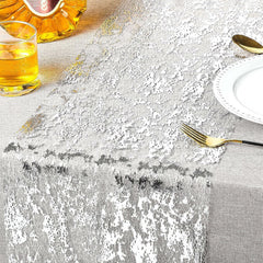 Golden Glitter Mesh Table Runner Roll - Wedding Baby Shower Party Supplies