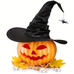 1pc Halloween Pleated Witch Hat Party Holiday Supplies
