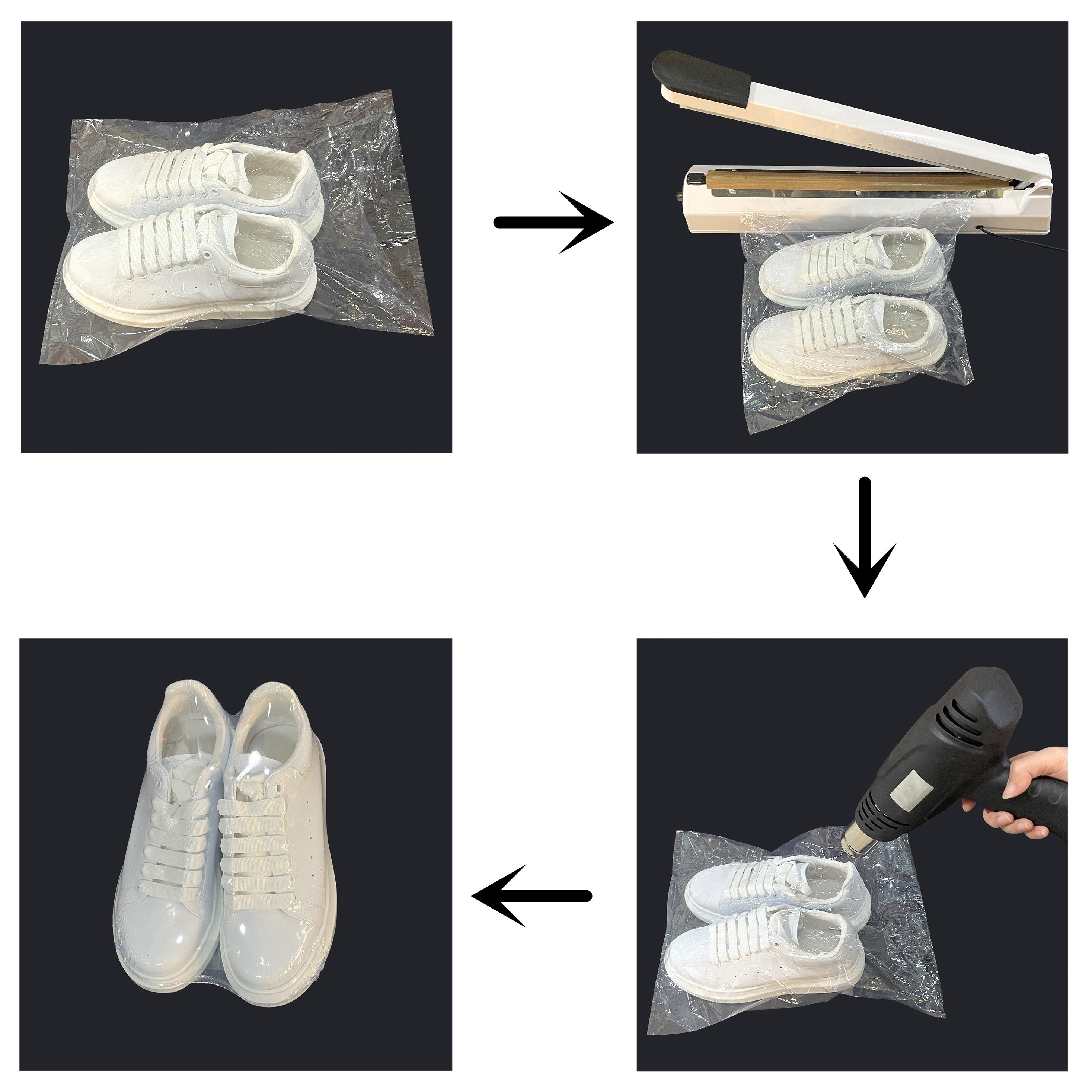 PVC Heat Shrink Bags - Ideal for Wrapping Products