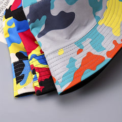 Camouflage Men's Bucket Hat Outdoor Travel Lightweight Basin Hat