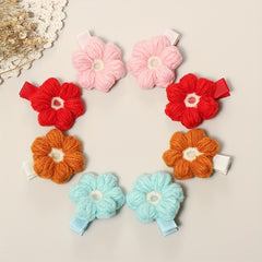 Girls Flower Headband Kids Elastic Hairband Floral Hair Accessories