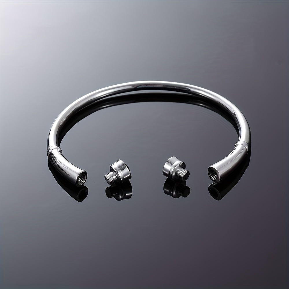 Stainless Steel Cremation Bracelet with Birthstone Keepsake Jewelry