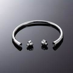 Stainless Steel Cremation Bracelet with Birthstone Keepsake Jewelry