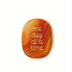 Calming Faux Crystal - Thinking Of You Gift - Stress Relief - Inspirational Gift