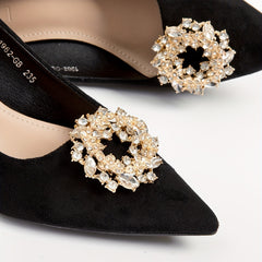 Crystal Flower Shoe Clips - Wedding High Heels Decoration