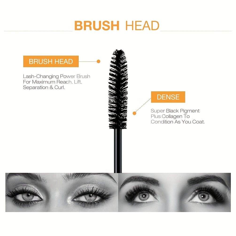 4D Curling Lash Extension Mascara Waterproof Long Lasting Cosmetic