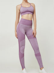Stretchy Sports Bra and High Waist Legging Set