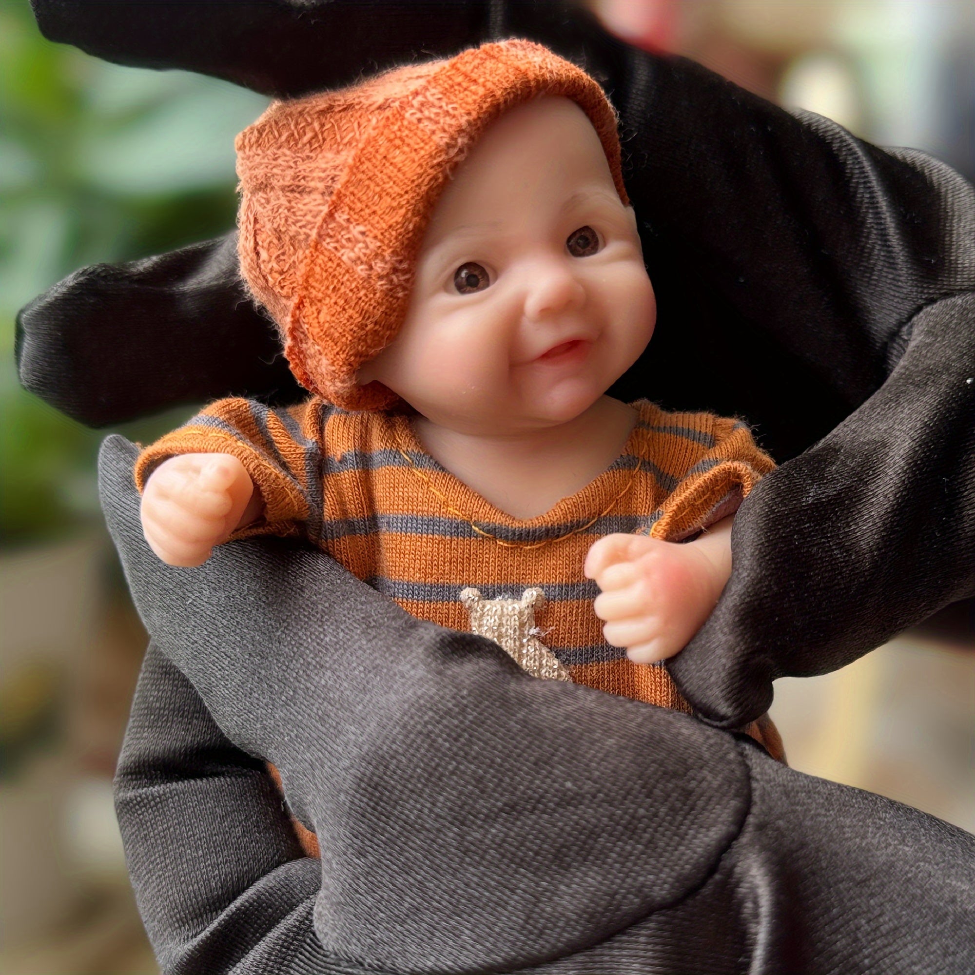 6 inch Silicone Reborn Baby Dolls Full Body Soft Solid Silicone Mixed