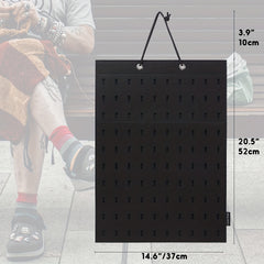 Shoe Charms Organizer 100 Holes Wall Mounted Holder (Charms Not Included)