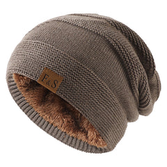 Men's Winter Casual Fleece Knit Pullover Hat
