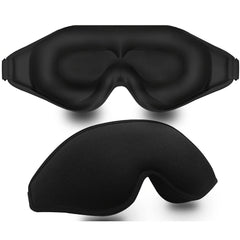 Blockout Light 3D Contoured Eye Mask with Adjustable Strap
