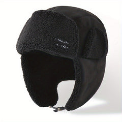 Lamb Velvet Winter Hat Windproof Warm for Cycling Skiing Climbing