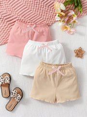Bow Detailed Quick Dry Leggings for Girls