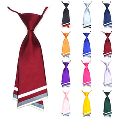 Pre-tied Bowtie Neck Tie Scarf Women Uniform Necktie