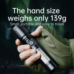 Portable Rechargeable LED Flashlight Waterproof for Camping Hiking