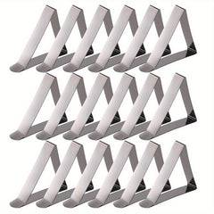 Stainless Steel Tablecloth Clips Windproof Fixing Tool - 30pcs