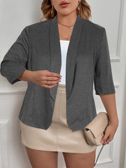 Casual Blazer Solid Long Sleeve Workwear Blazer