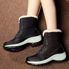 Women's Waterproof Snow Boots Non slip Warm Outdoor Boots