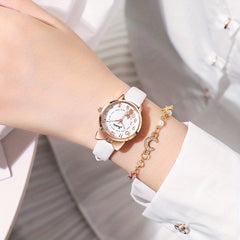 Pointer Quartz Cat Watch For Girl Waterproof Gift