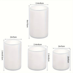 1pc Cylinder Silicone Candle Mold 10 & 7 & 5 08cm For DIY Crafts Wax Candle