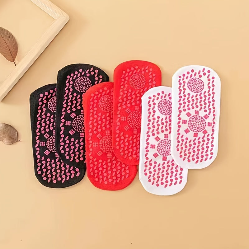 Winter Heated Socks Self Heating Foot Massage Women's Stockings