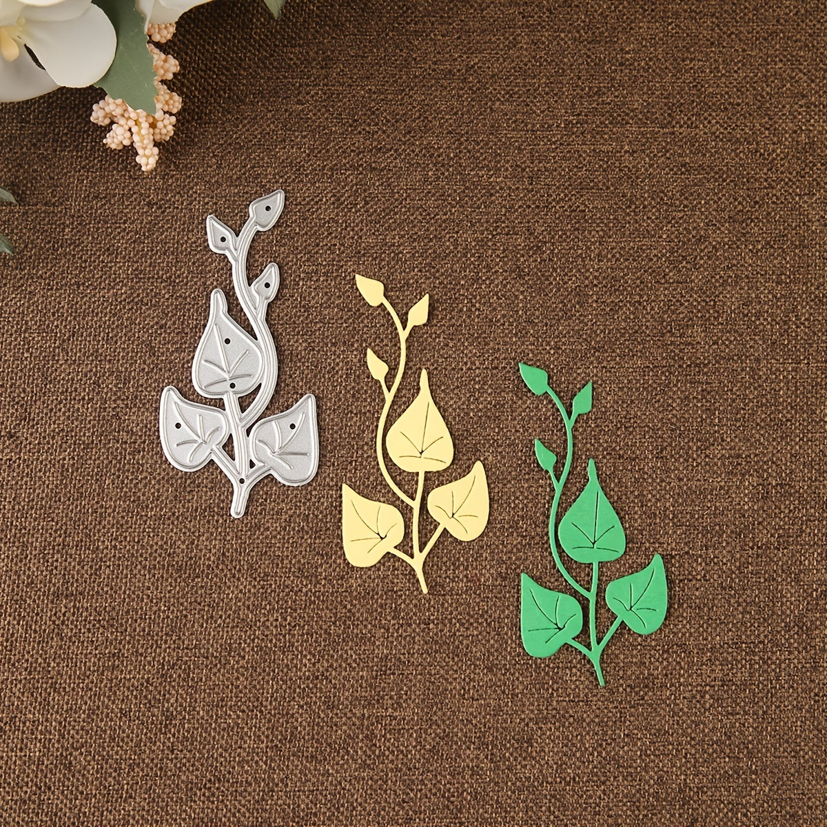 Flowers Leaves Metal Cutting Dies Decorative Embossing Stencils