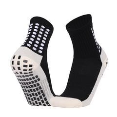 Men's Athletic Crew Socks Moisture Wicking Padded Non Slip Socks