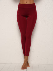 Stretchy Yoga Pants w/ Side Phone Pocket for Running Sports Fitness