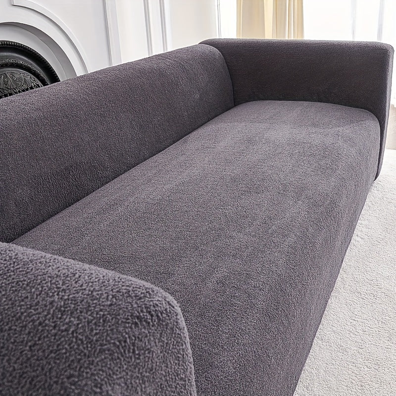 Soft & Elastic Sofa Slipcover Solid Non-slip Furniture Protector