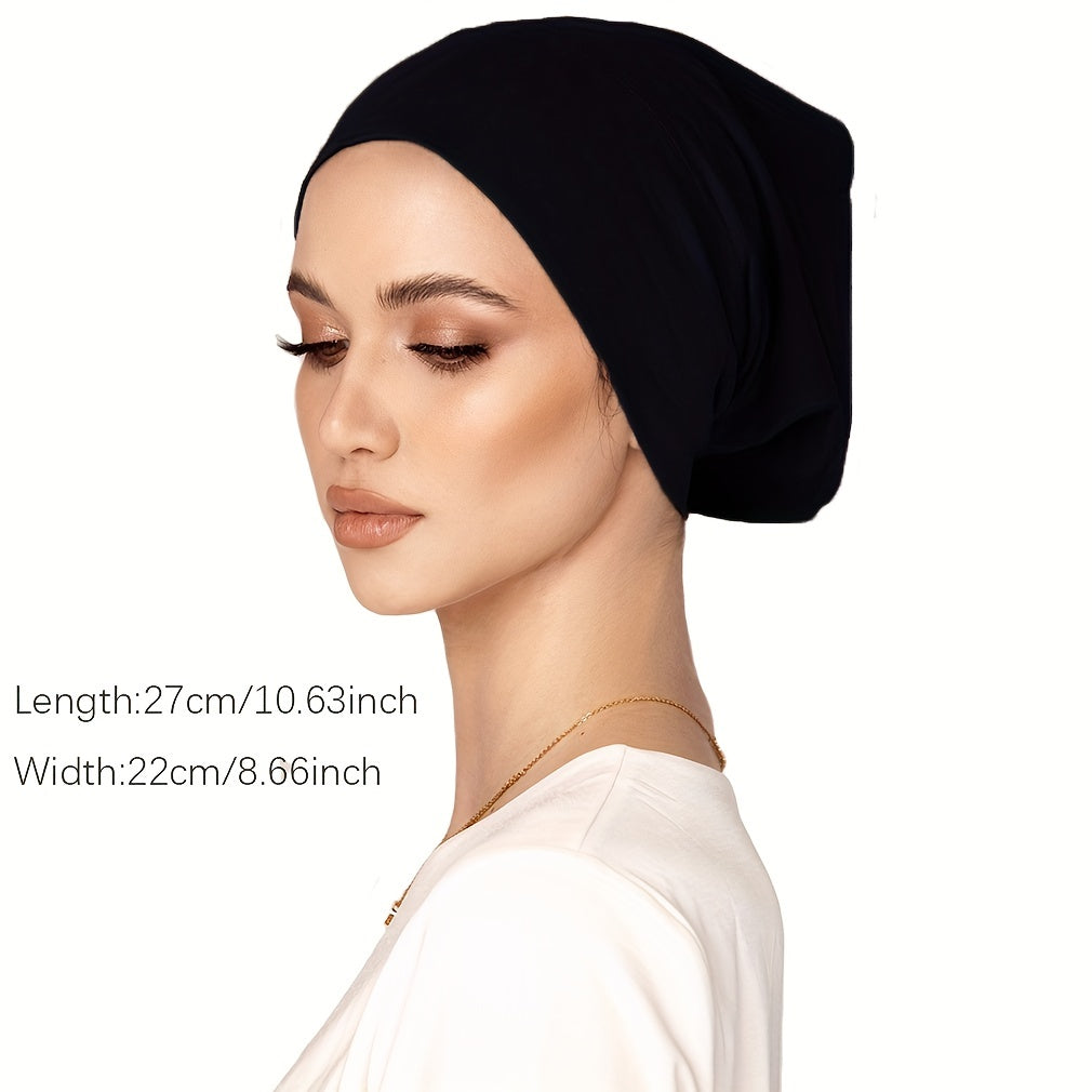 Breathable Pullover Hat Bandana Solid Headkerchief Sunscreen Cap Headband