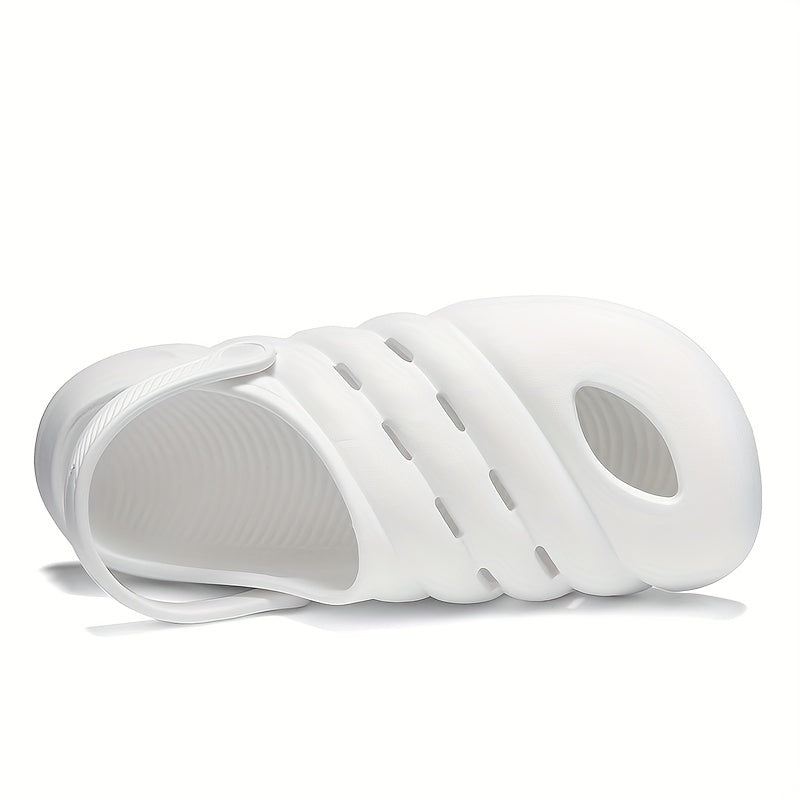 Men's Platform Clogs Hollow Out Garden Shoes