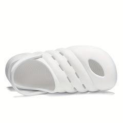 Men's Platform Clogs Hollow Out Garden Shoes