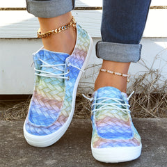 Women's Canvas Low Top Slip On Shoes Lightweight & Comfy