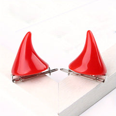 Cartoon Demon Horn Hair Clips for Girls