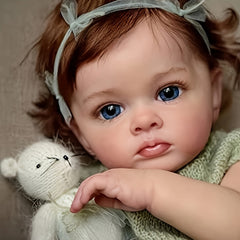 22in Reborn Baby Doll Soft Silicone Lifelike Toy For Birthday Christmas