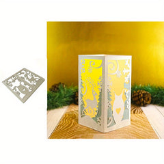Christmas Series Metal Cutting Die - Christmas Tree Lanterns And Deer Molds